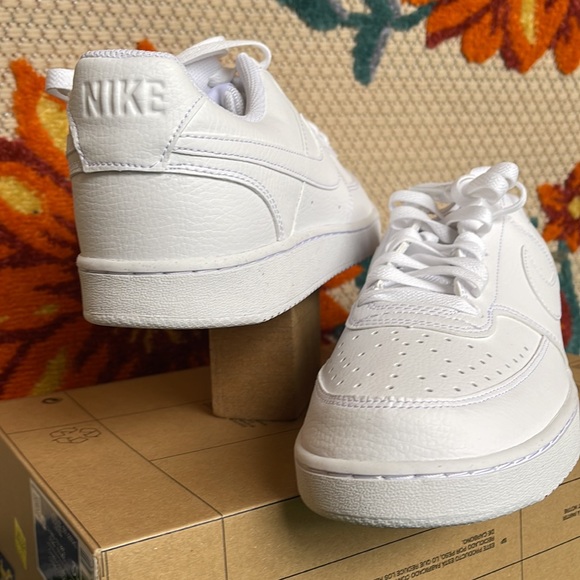 Nike Court Vision Low NEXT NATURE ‘Triple White’ Men’s sneakers - athletic shoes - Picture 9 of 16